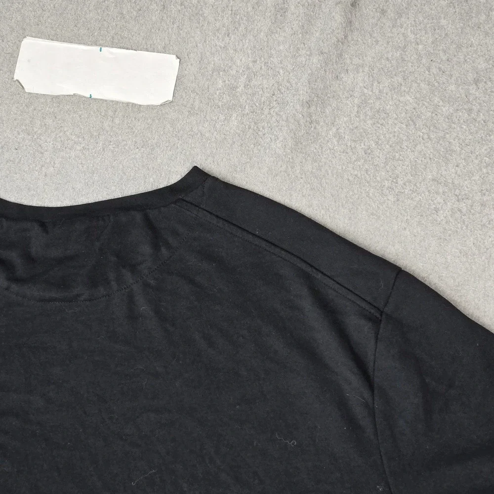 Nike Men Shirt 4XL-T Black Dri-Fit Logo Short Sleeve Moisture Wicking